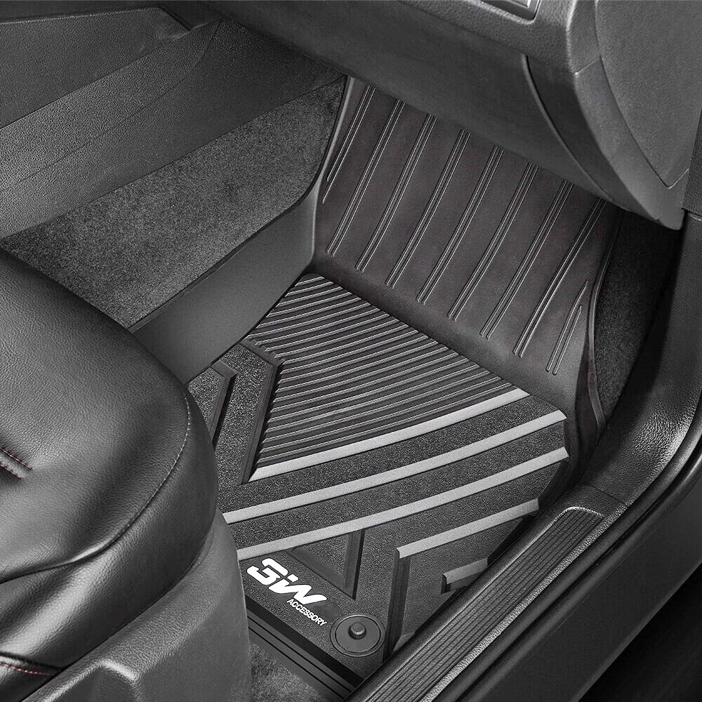 Thảm lót sàn xe ô tô Volkswagen Tiguan L 2018 đến nay ,chất liệu nhựa TPE đúc khuôn cao cấp,nhãn hiệu Macsim 3W,