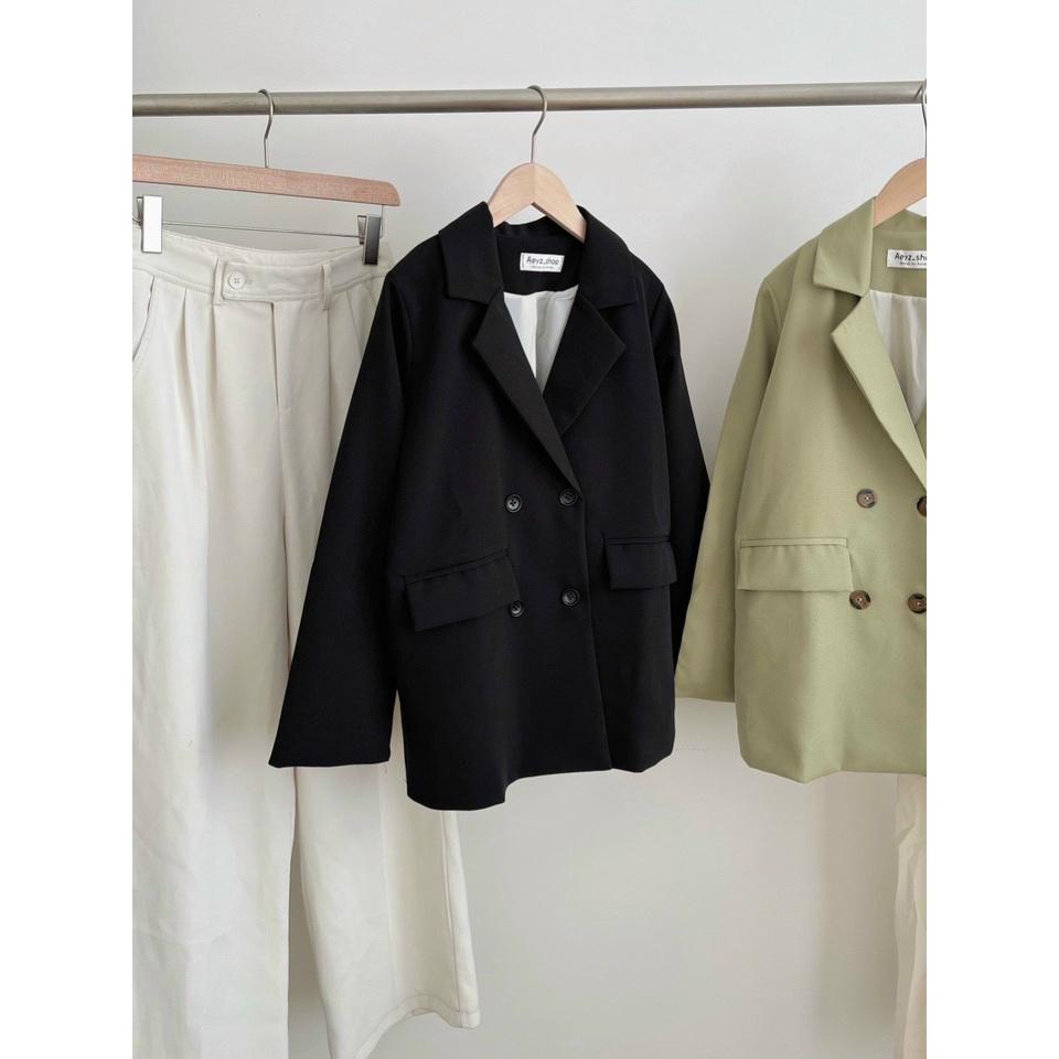 Áo Blazer Nữ 2 Lớp Túi Nắp, Áo Vest 2 Lớp (Kèm Ảnh Thật)- Sarang Clothing