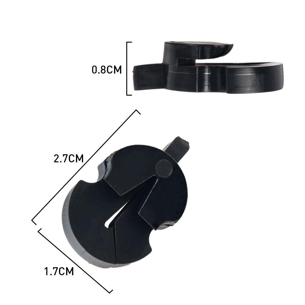 10pcs Rubber Violin Mute   for 1/2 3/4 4/4 Fiddle Training Practicing