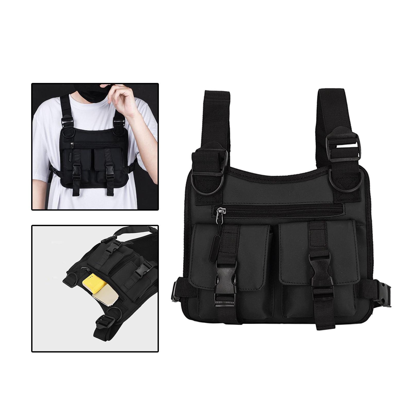 Chest Rig Bag Pouch Light Bags Lightweight Water Resistant for Men Women