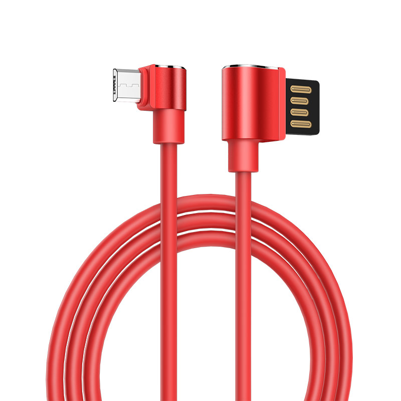 Cáp MicroUSB góc L Hoco U37