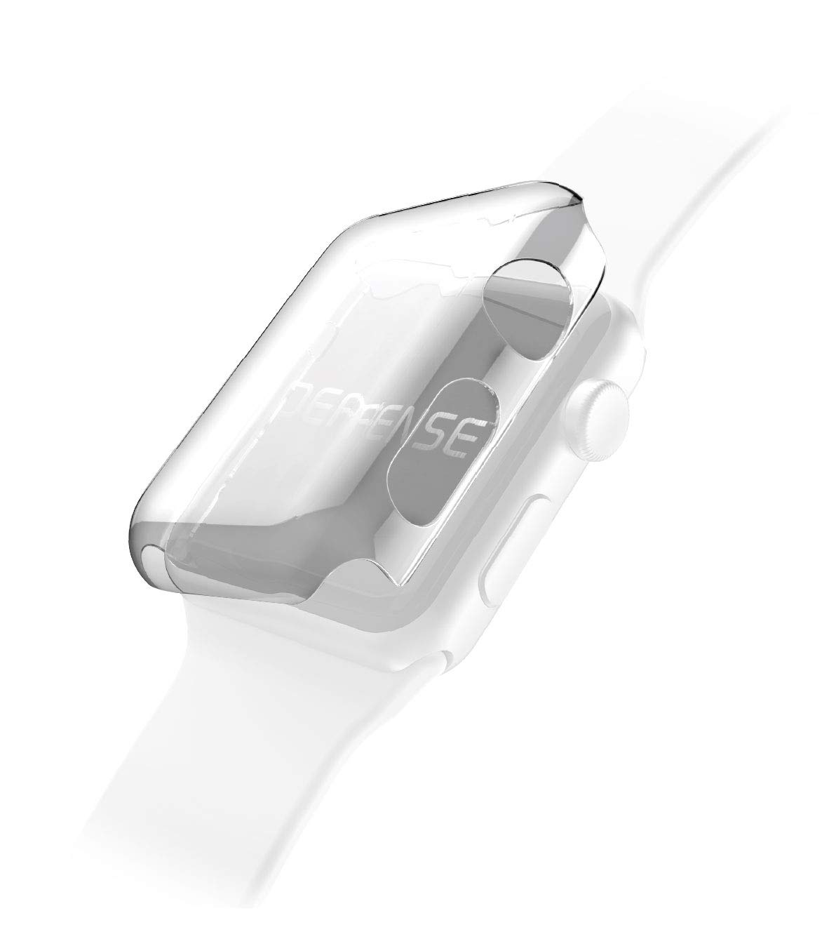 Ốp viền chống sốc Raptic 360X Protective Case 44mm trong suốt dành cho Apple Watch - Hàng chính hãng