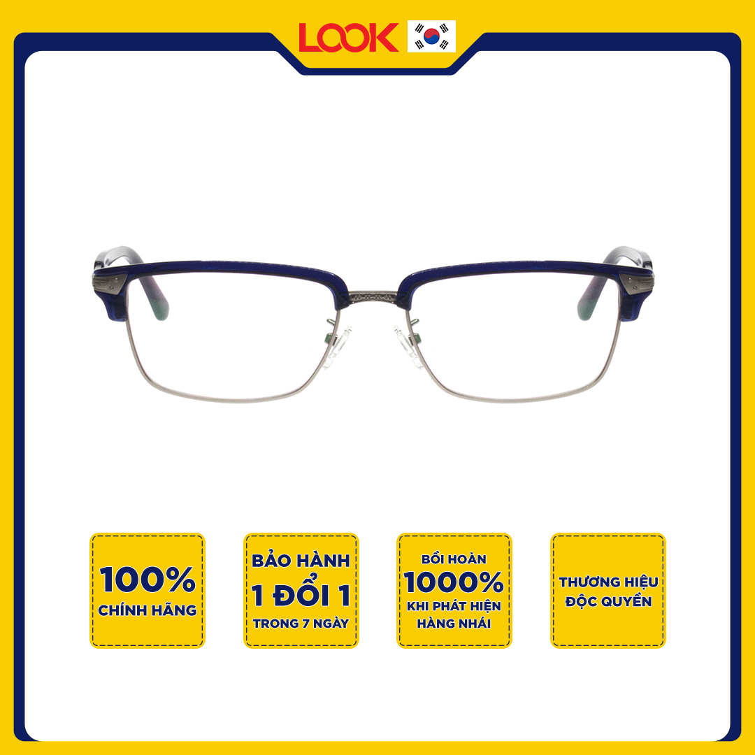 Gọng Kính Cận Nam LOOK LK832234XF Nhựa TR90 Kiểu Phi Công Nguyên Khung - Hàng Chính hảng