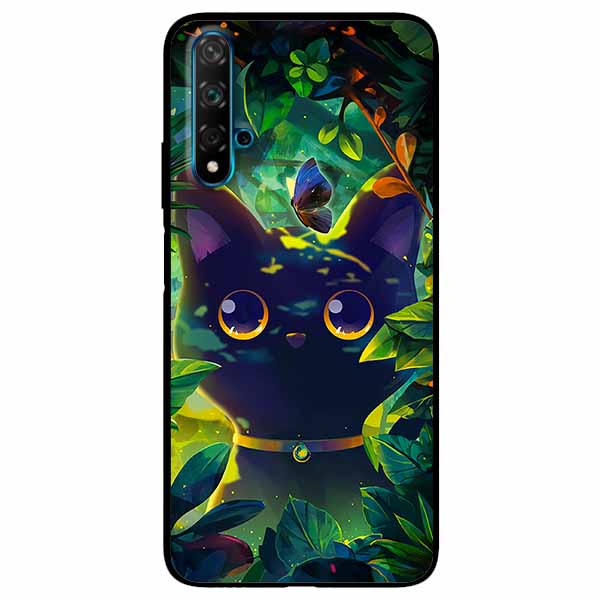 Ốp lưng dành cho Huawei Nova 5T mẫu Mèo Đeo Lục Lạc