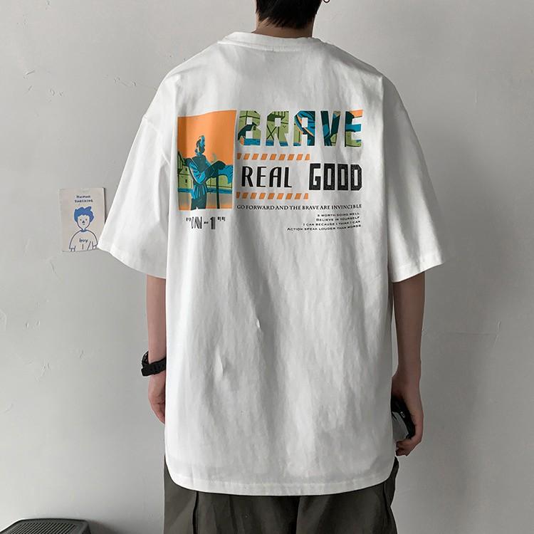 Áo thun tay lỡ Real Good