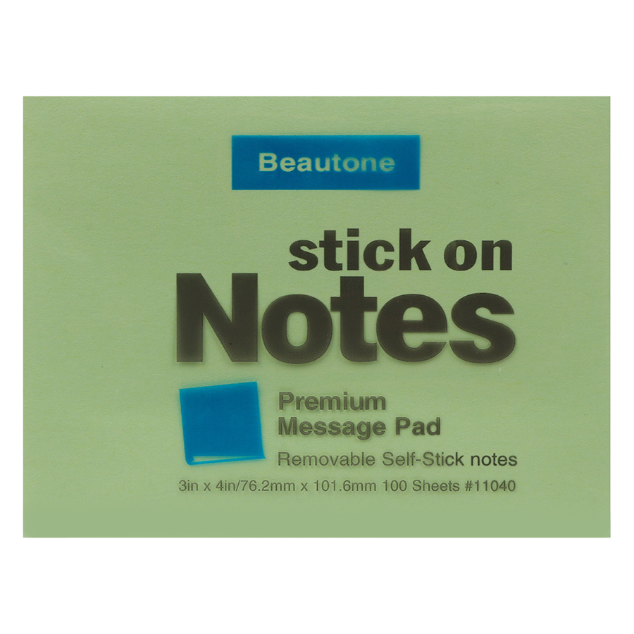 Lốc 6 Xấp Giấy Note Beautone (76.2 x 101.6 mm) - Màu Ngẫu Nhiên
