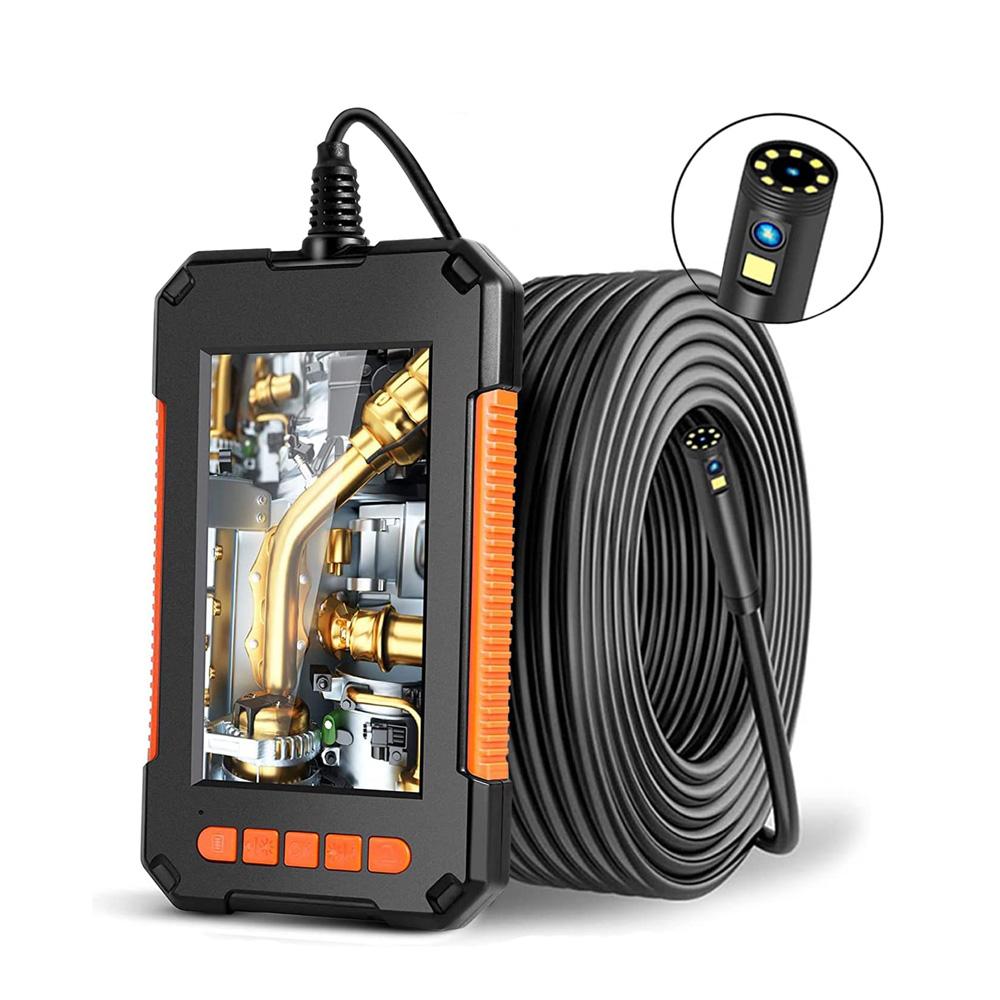 Industrial Endoscope Camera 1080P 4.3 '' Single Dual Lens Pipe Car Inspection Borescope Waterproof Snake Camera for HVAC Tools