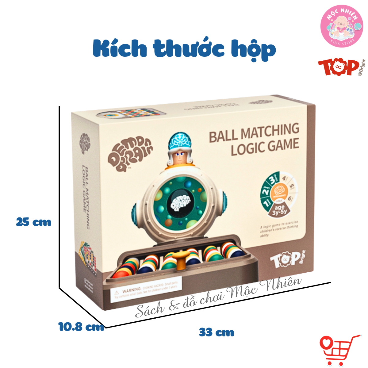 Đồ Chơi Cuộc Đua Viên Bi - Ball Matching Logic Game - Chính Hãng TOPBRIGHT (cho bé từ 3 tuổi)