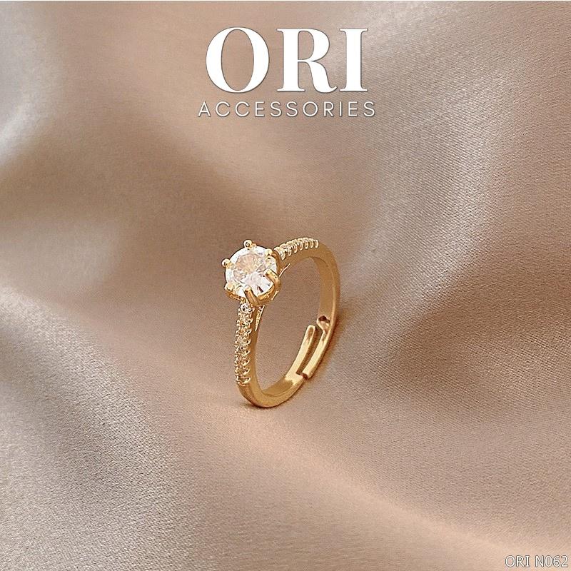 Nhẫn nữ Freesize đính đá Osmund thời trang sang trọng ORI ACCESSORIES N062