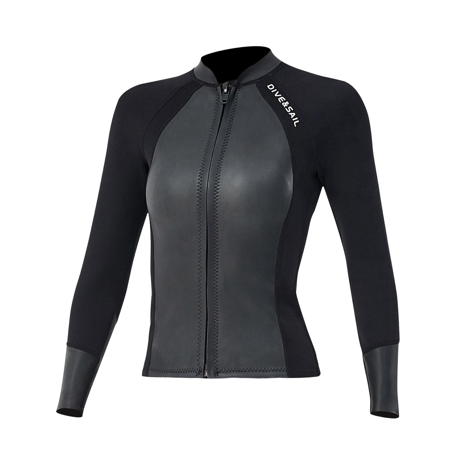 Wetsuit Top Scuba Diving Suit Long Sleeve Wetsuits Jacket Dive Suit for Snorkeling