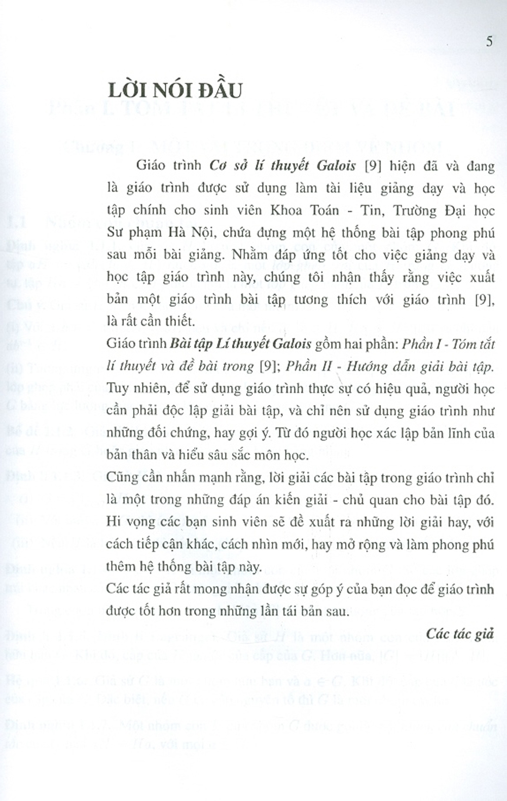 Bài Tập Lý Thuyết Galois