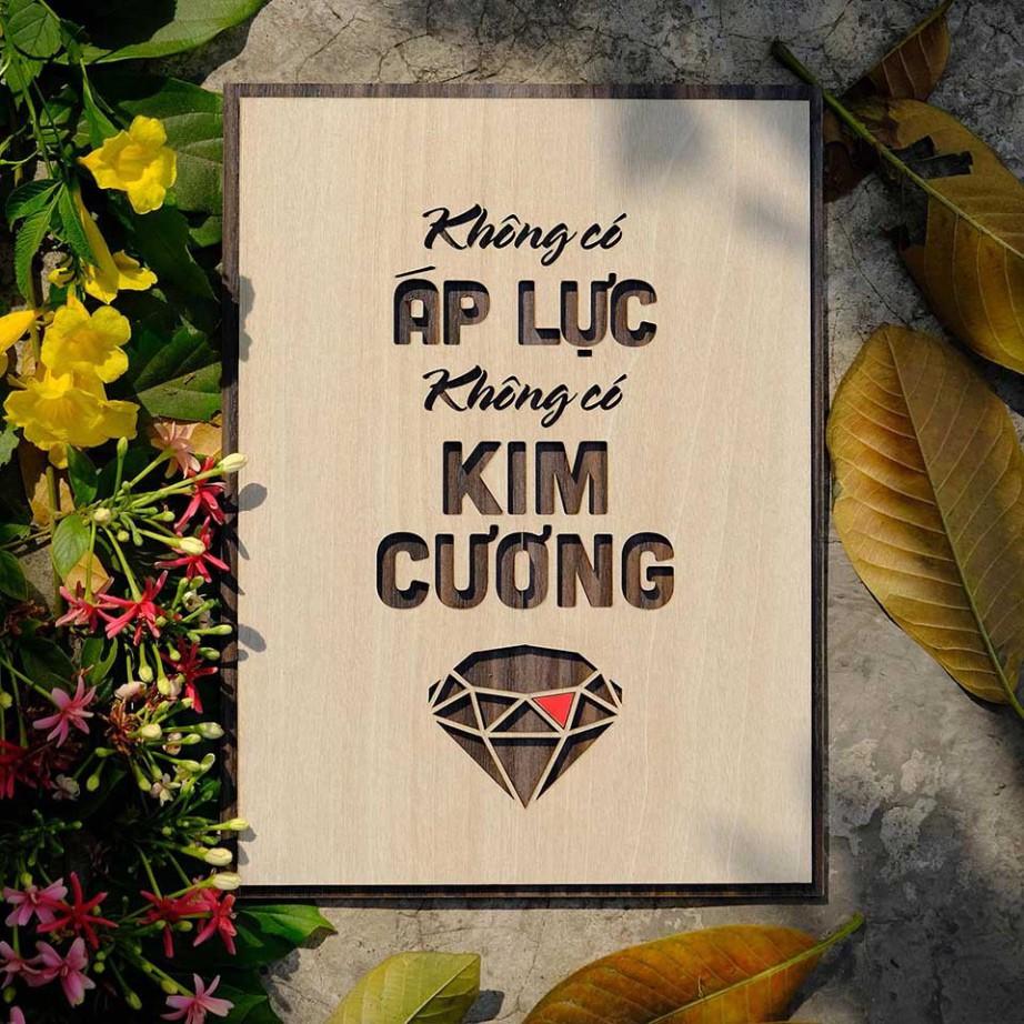 Tranh động lực CARINA T010 - Không có áp lực không có kim cương