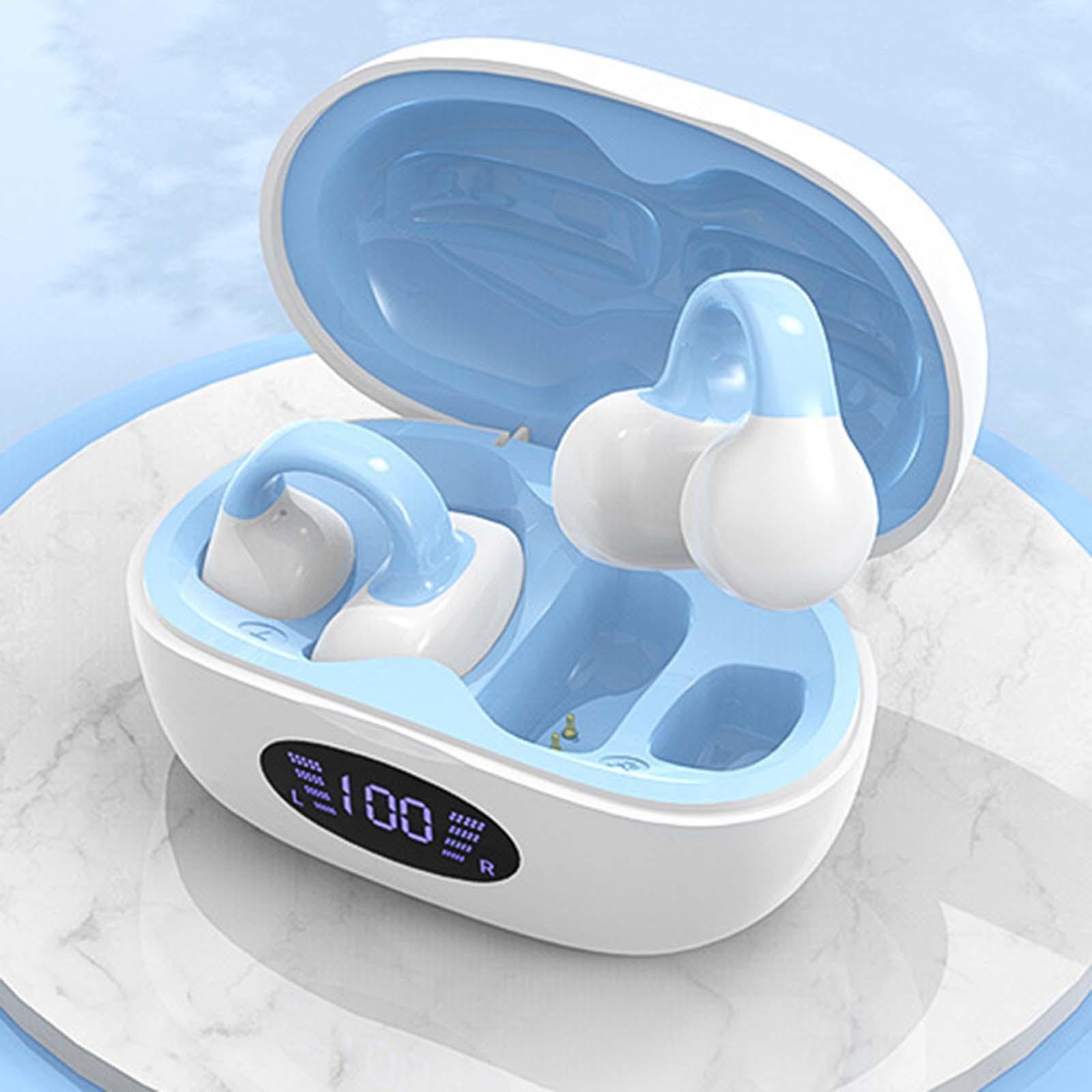 Wireless Clip on Headphones Open Ear Headphones for Music Outdoor