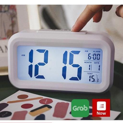 Đồng Hồ Led Để Bàn, Kèm Nhiệt Kế & Báo Thức. Đồng Hồ Điện Tử - 206758
