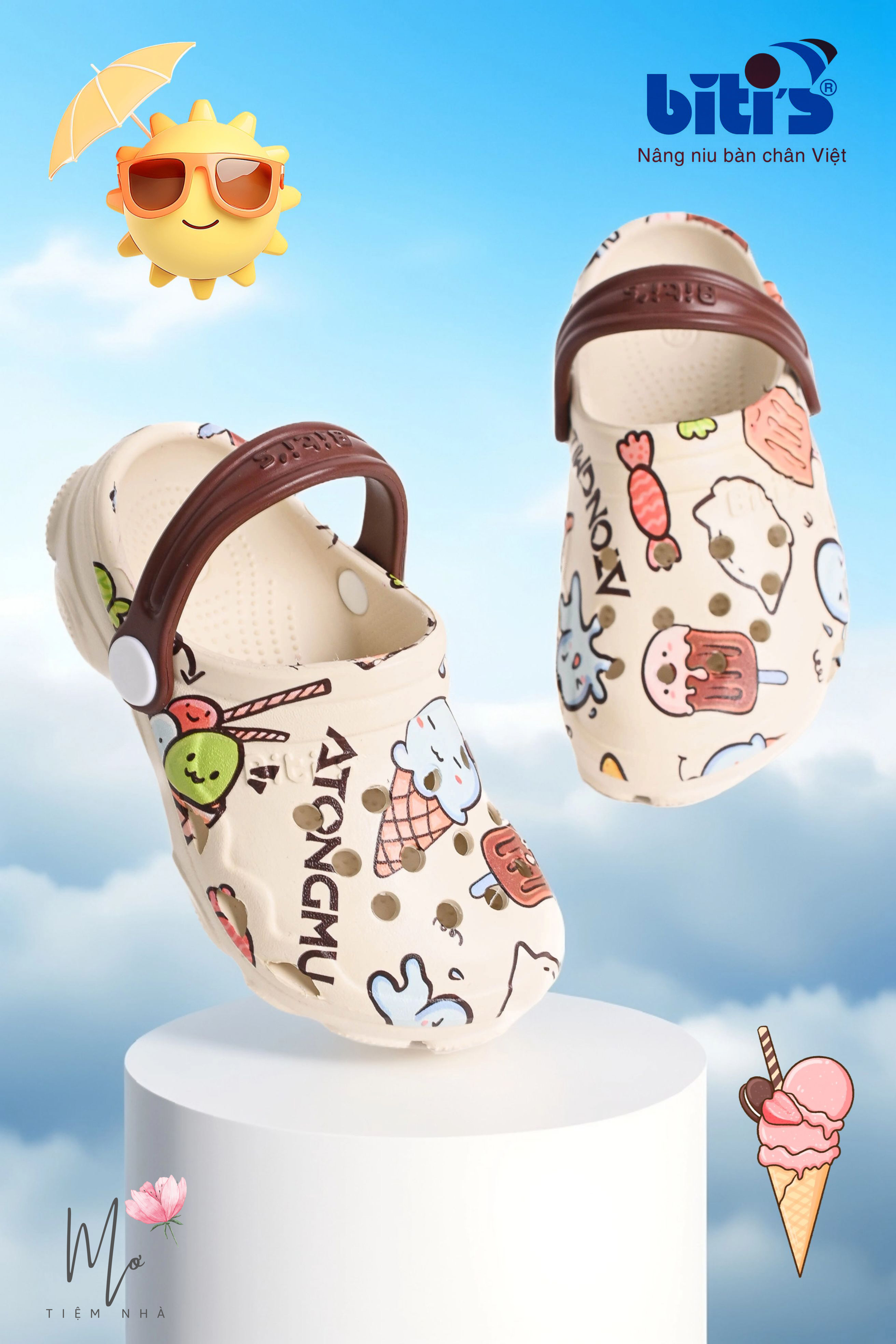 Dép bít đầu Biti's trẻ em (size 24-29)