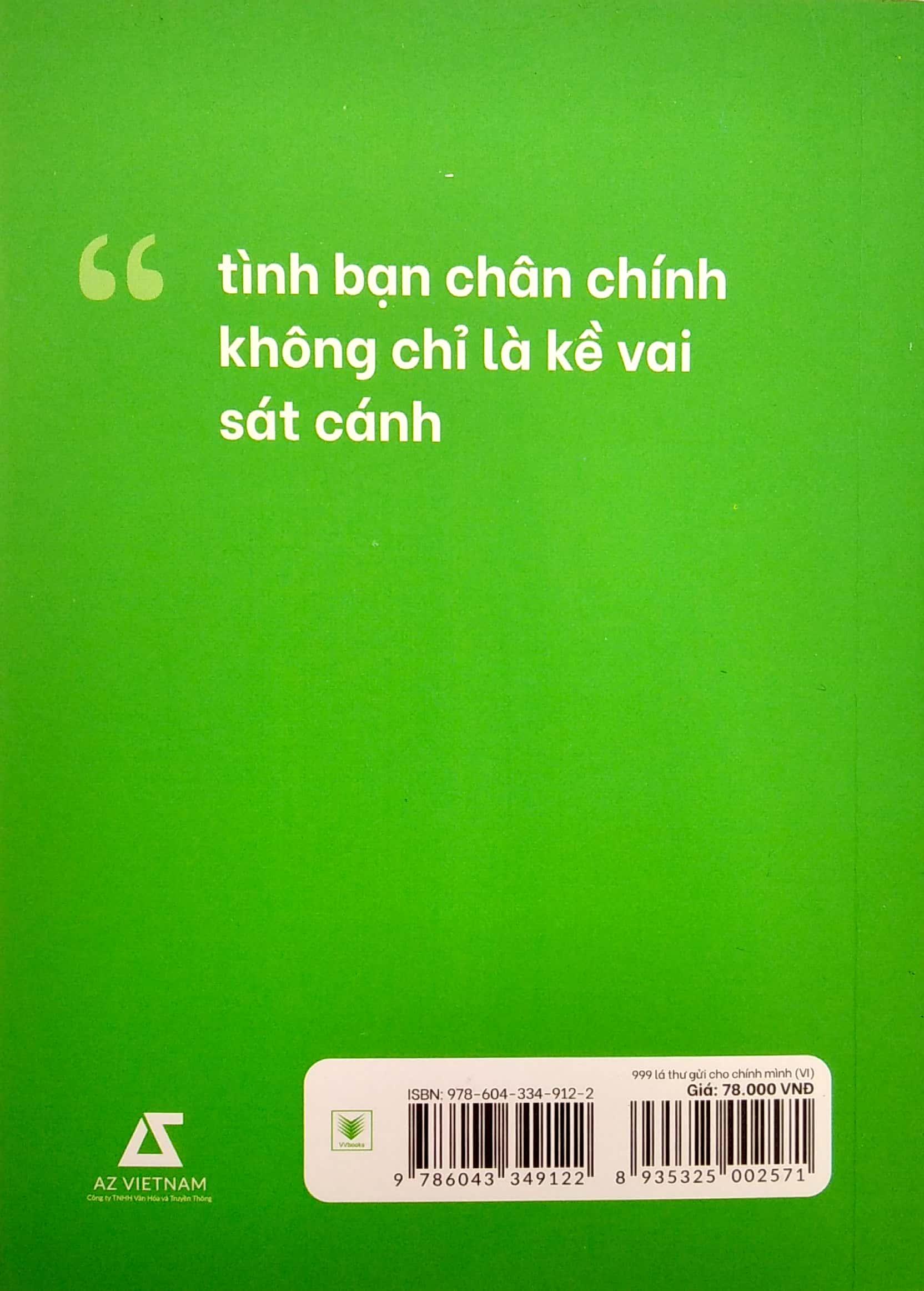 999 Lá Thư Gửi Cho Chính Mình - Phiên Bản Sổ Tay - Tập 6