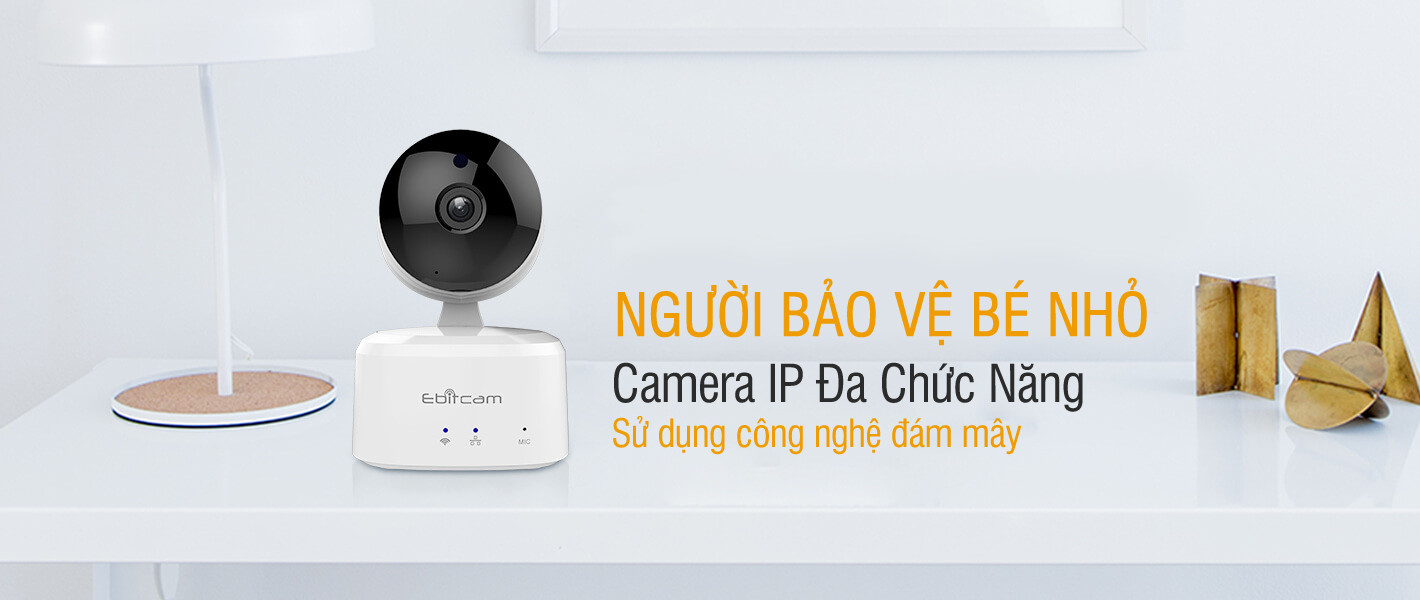 CAMERA IP WIFI 2.0MP EBITCAM E2-X - Tặng thẻ 32GB- Hàng Chính Hãng