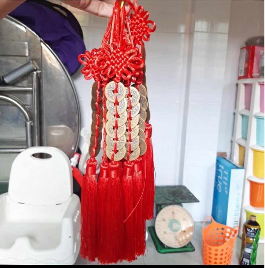 Dây treo ô tô trang trí phong thủy may mắn