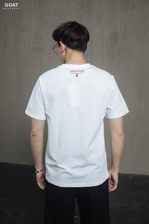 Áo Thun Nam Tay Ngắn AAPE GOAT MENSWEAR