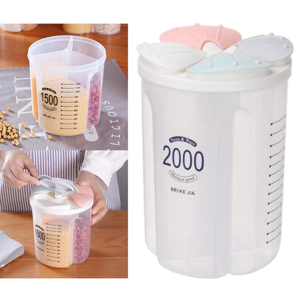 Kitchen Plastic Transparent Household Food Storage Containers Tank for Nut