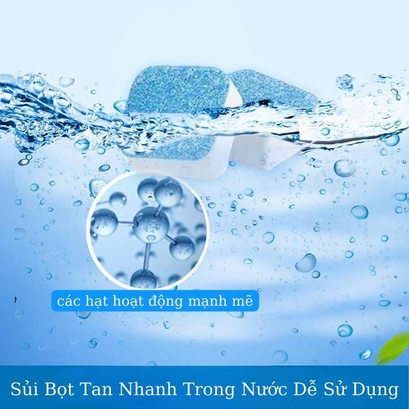 Viên Thả Bồn Cầu Tẩy Sạch Mảng Bám Viên Sủi Tẩy Bồn Cầu Cầu Khử Mùi Diệt Khuẩn Toả Hương Thơm Khai Thông Tắc Nghẽn