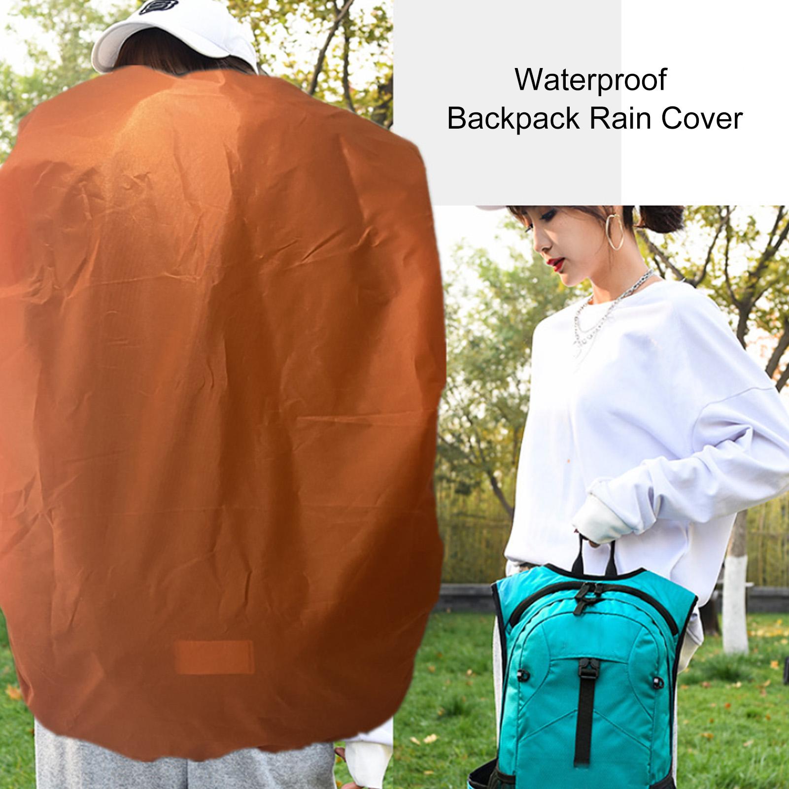 Waterproof Backpack Rain Cover Ultralight Compact Portable Rainproof Cover for Outdoor Hiking Camping Biking Traveling
