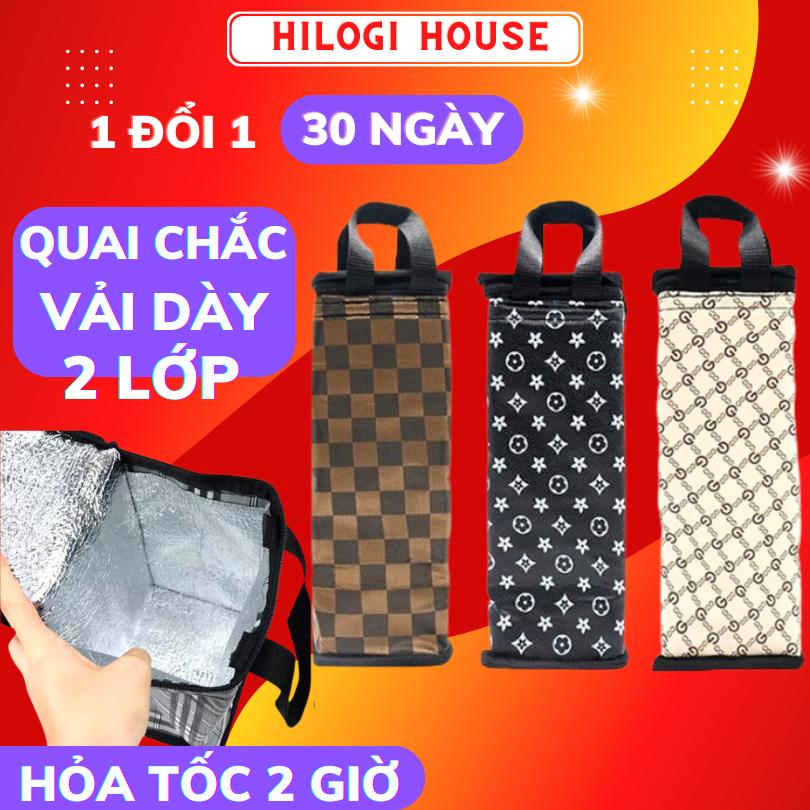 Túi đựng bình giữ nhiệt đủ size, túi đựng bình nước 2 lớp có khóa kéo, giúp chống va đập xước tiện lợi đi học đi làm