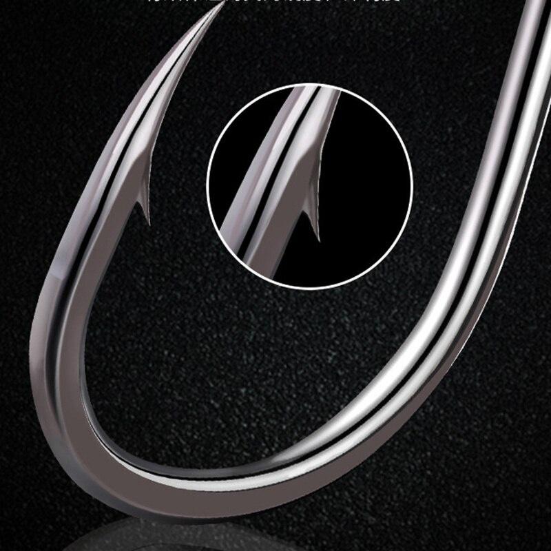 100pcs Circle Carp Eyed Fishing Hook Size 3 4 5 6 7 8 9 10 11 12 13 14 15 16 17 18 Ring eye Japan Fishhook