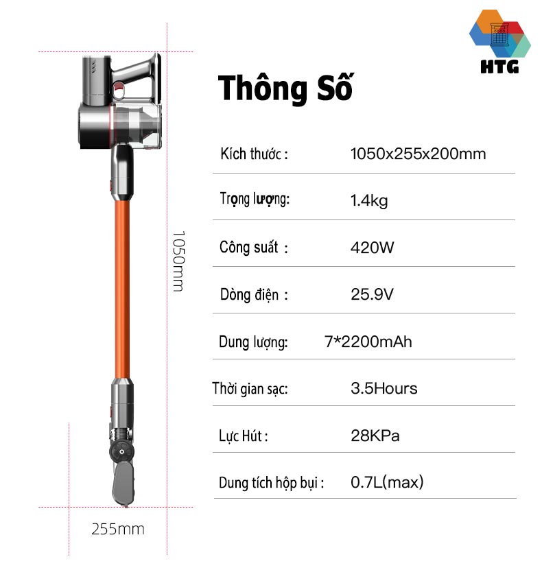 Máy hút bụi cầm tay không dây Dibea G22 Plus phiên bản 11 trong 1, công suất 420W, lực hút 28000Pa mạnh mẽ, diệt khuẩn UV-C giường nệm, hút và lau 2 trong 1, hàng chính hãng