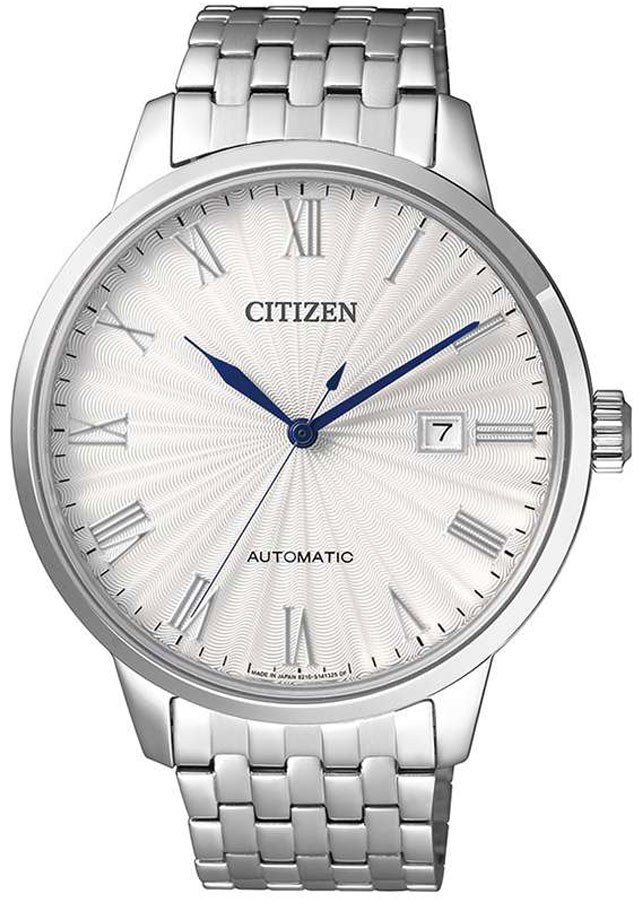 Đồng Hồ Nam Citizen Dây Thép Không Gỉ NJ0080-50A - Mặt Trắng