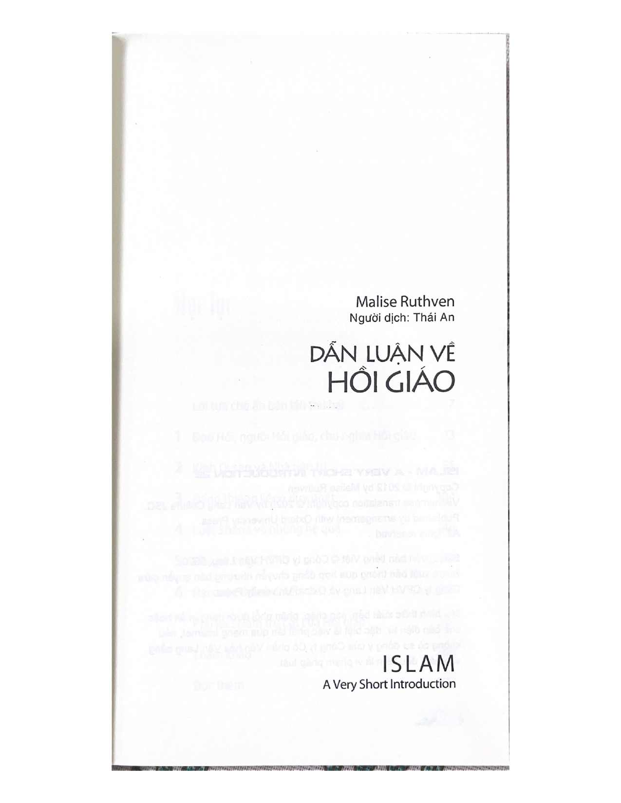 Dẫn Luận Về Hồi Giáo - Malise Ruthven - Vanlangbooks