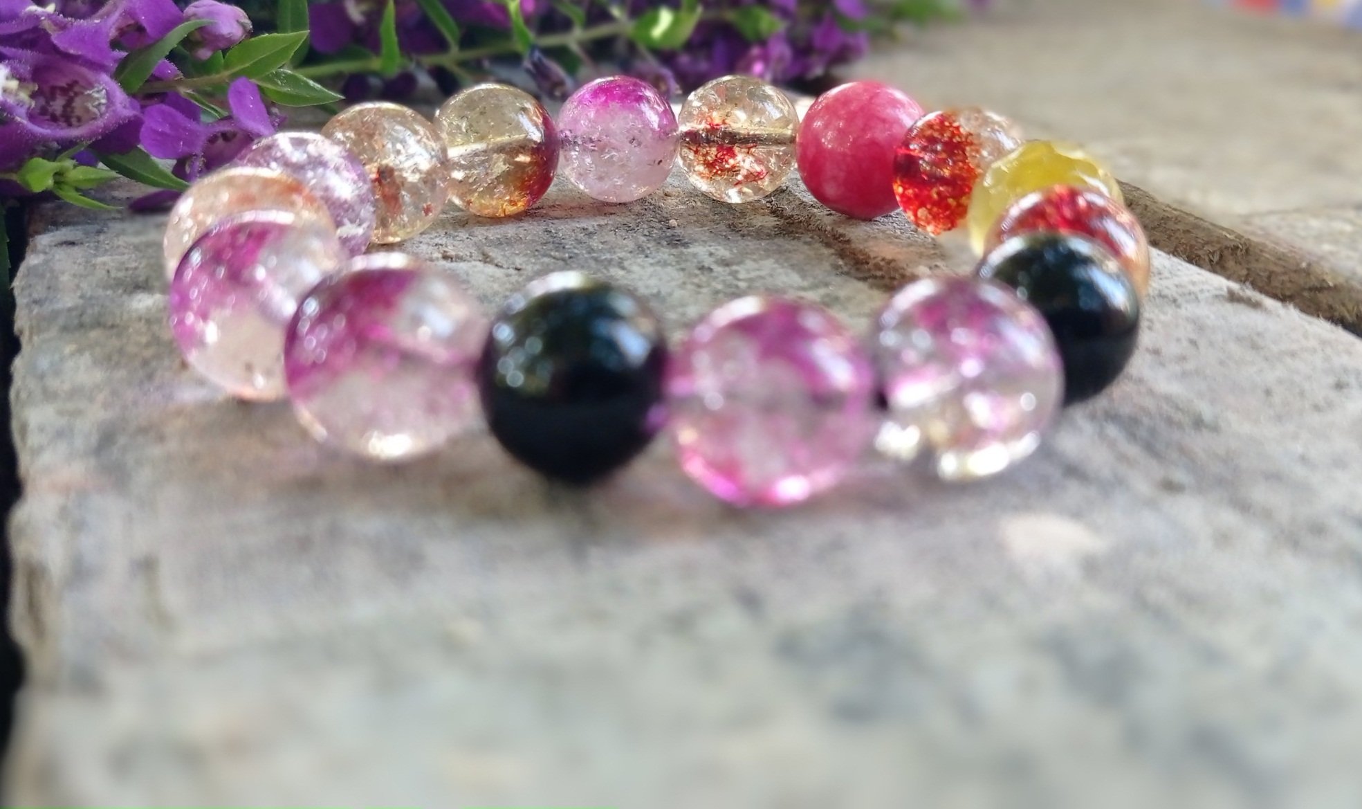 Vòng đeo tay Vintage, Handmade, Ngũ sắc Nữ
