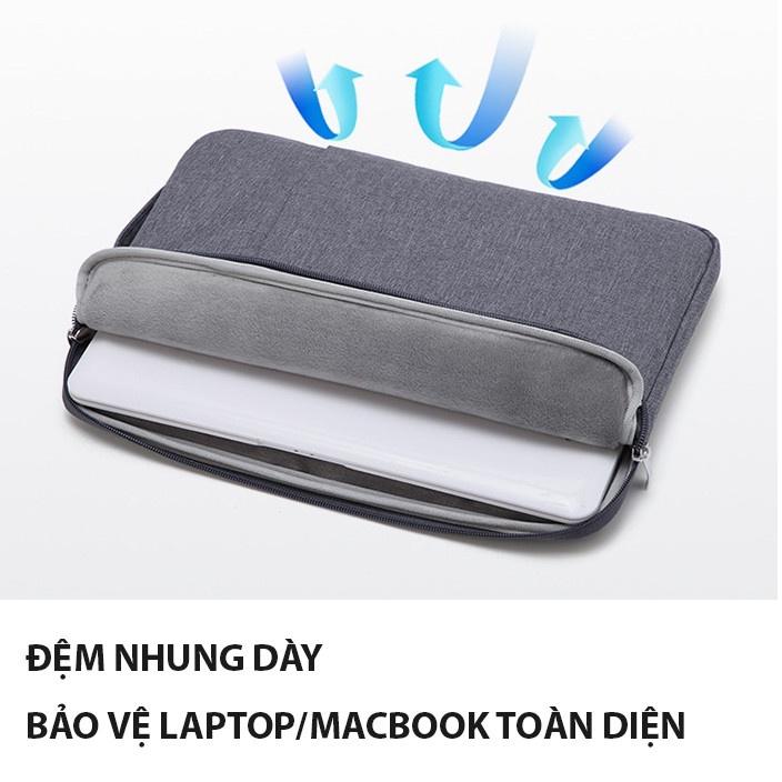 Túi Xách Chống Sốc Dành Cho Macbook Laptop Chống Nước 13Inch, 13.3 Inch, 14 Inch, 15 Inch, 15.6 Inch