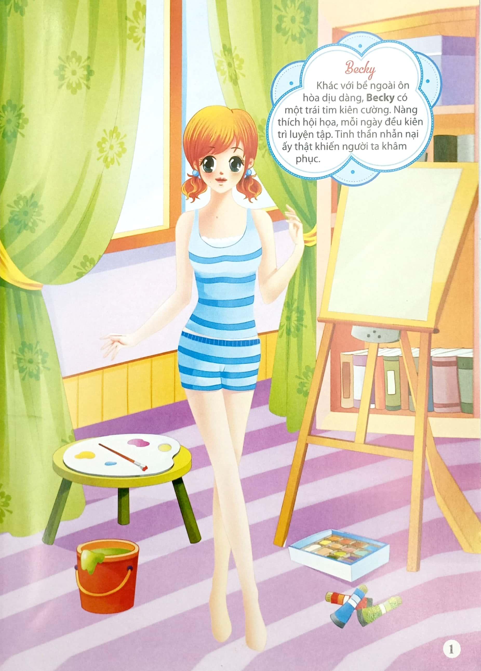 368 Bóc Dán Sticker - Hình Dán Trang Phục Công Chúa - Quyển 10 - Ngọt Ngào