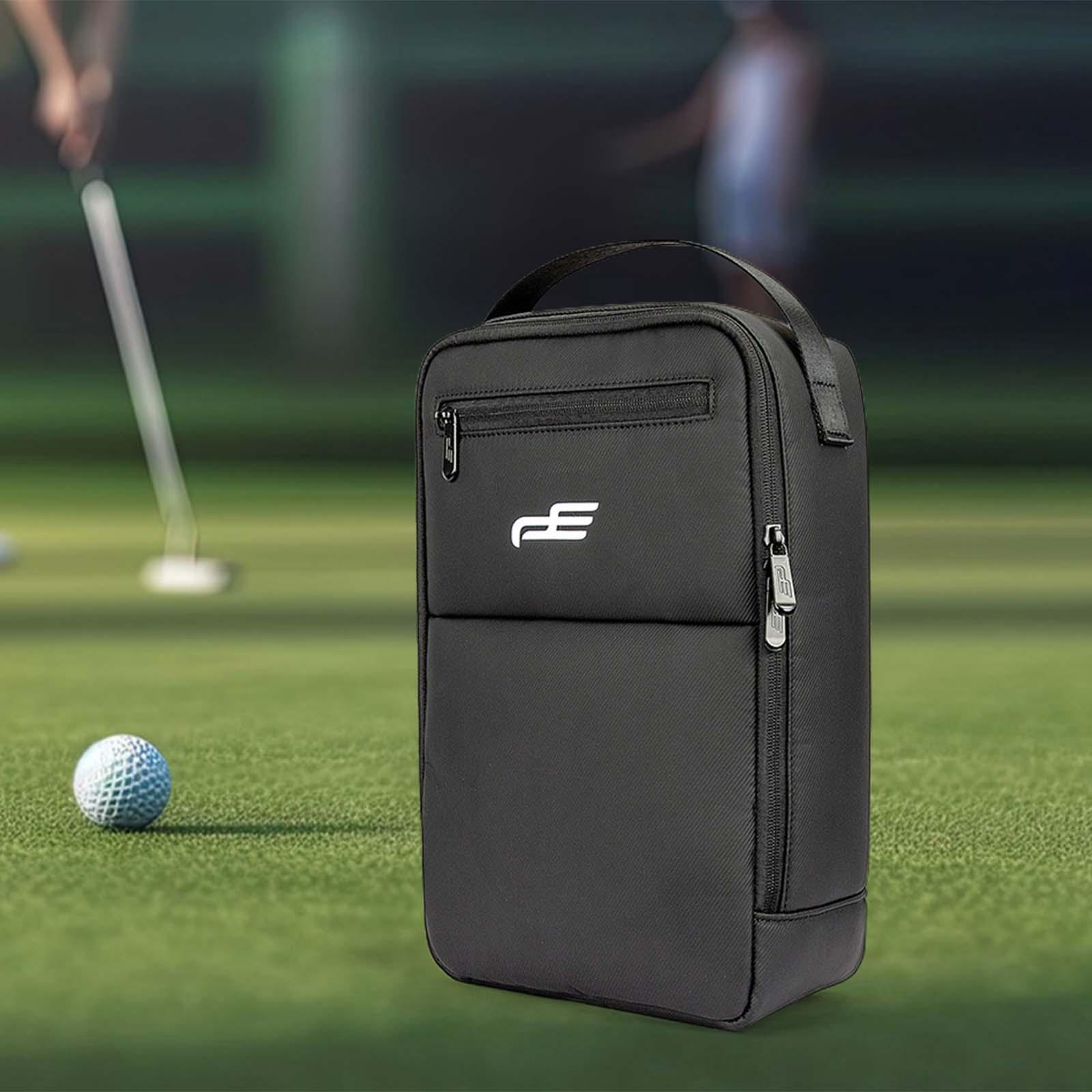 Golf Shoes Bag Golf Sneakers Bag Shoe Carrier Bags Zipper Tote Pouch Large Capacity Durable Shoe Storage Organizer Bag Golf Gift for Men Women