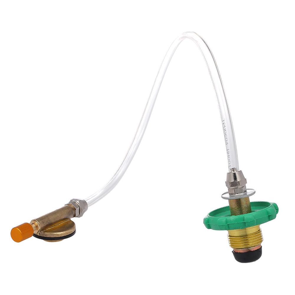 Bộ Chuyển Đổi Nạp Propane Cho Bếp Cắm Trại Khớp Nối Bình Xi Lanh Phẳng
