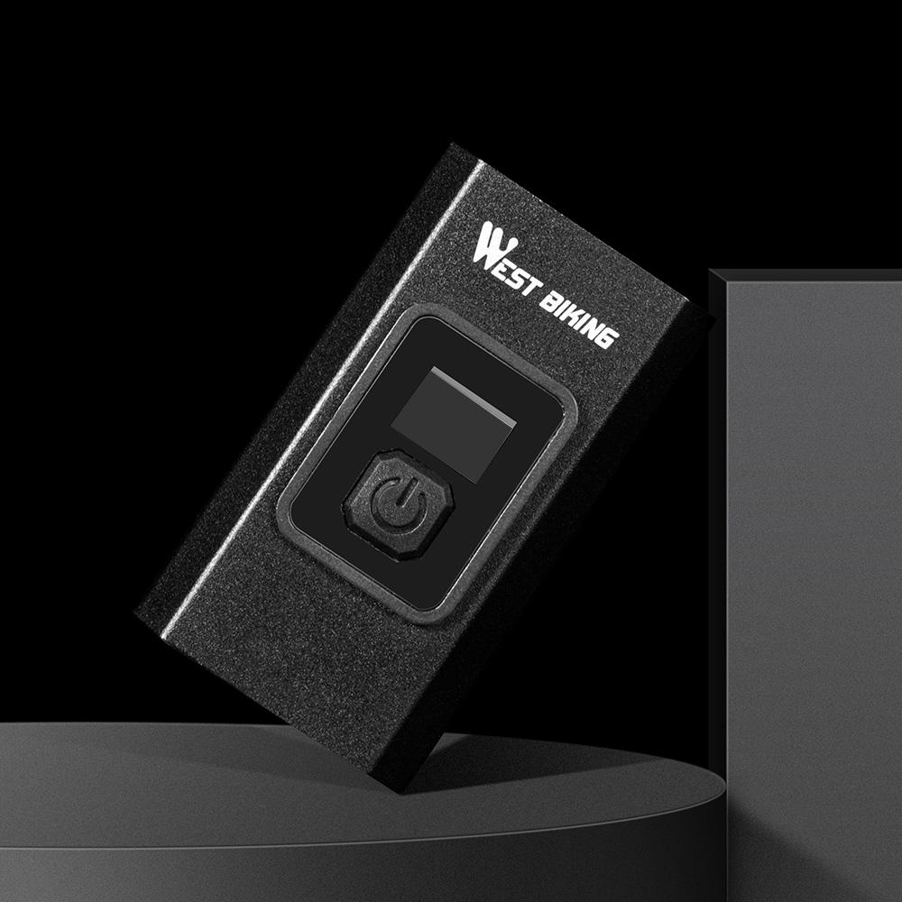 Đèn pin xe đạp leo núi WEST BIKING Đèn pin chiếu sáng mạnh, sạc USB