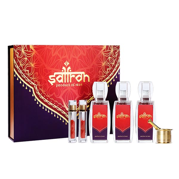 Saffron Salam (Nhụy Hoa Nghệ Tây) Set 15gr  Dòng Hữu Cơ Tinh Khiết Theo Chuẩn ISO 3632