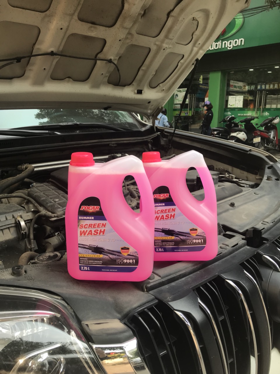 Thùng 6 can Nước rửa kính ô tô FOCAR Summer Screen Wash 2.75L