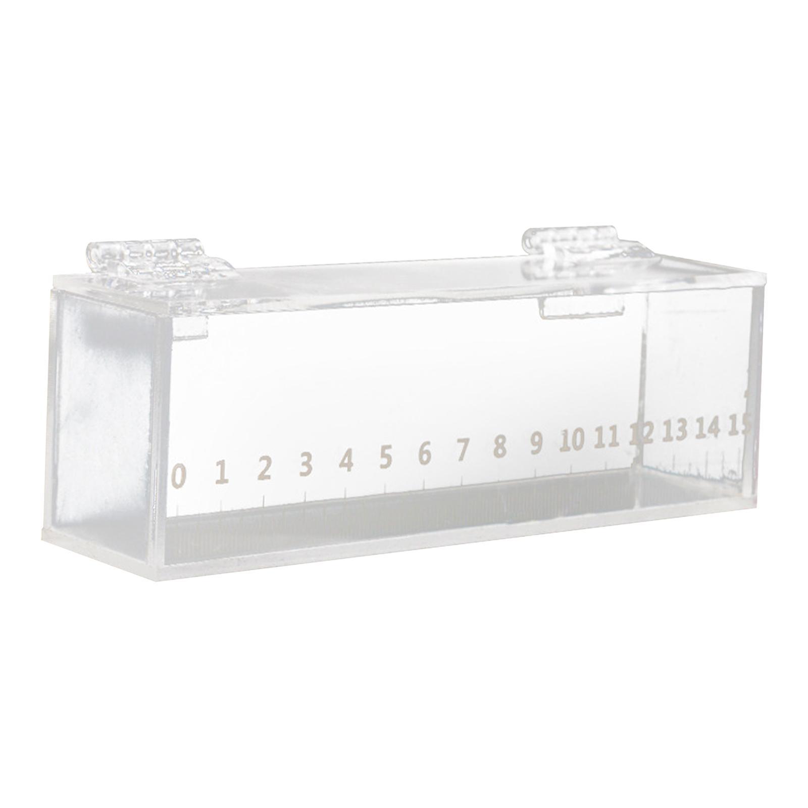 Fish Viewing Box Acrylic Small Holder Mini Aquarium Clear Fishing Photo Tank