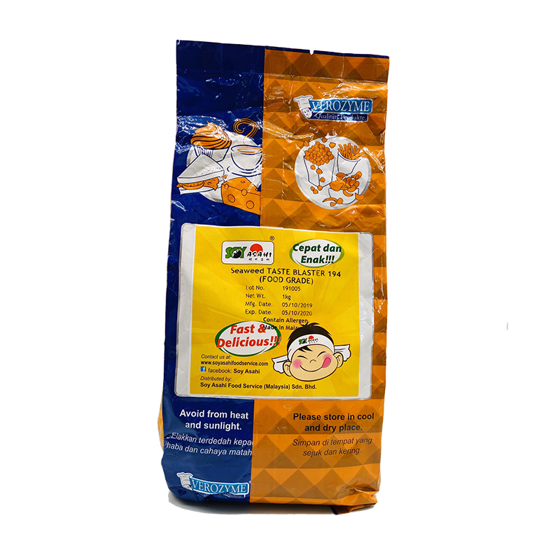 Bột Lắc Vị Rong Biển Malaysia Thơm ngon - Verozyme  -  1kg/ Túi
