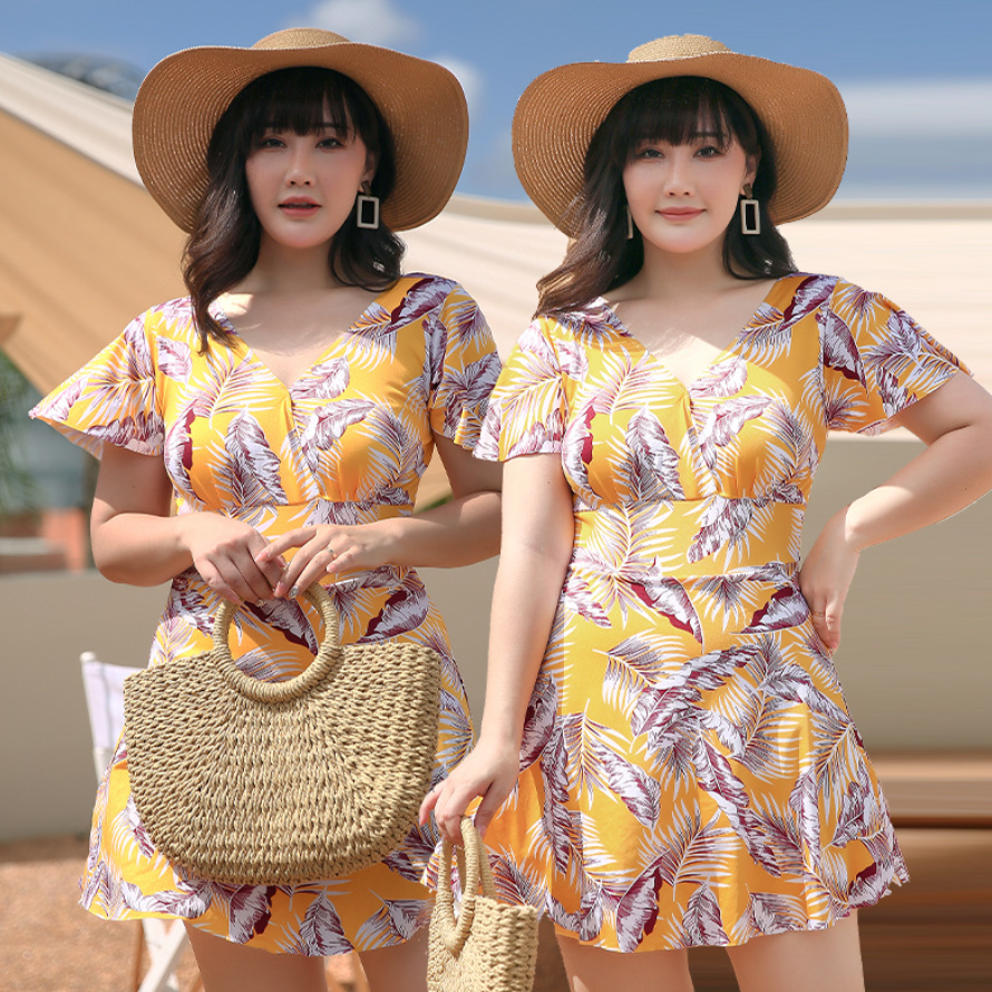 Đồ Bơi Nữ Một Mảnh Ôm Thân Tôn Dáng Có Size Lớn AT229 MayHomes Bigsize One-Piece Swimsuits