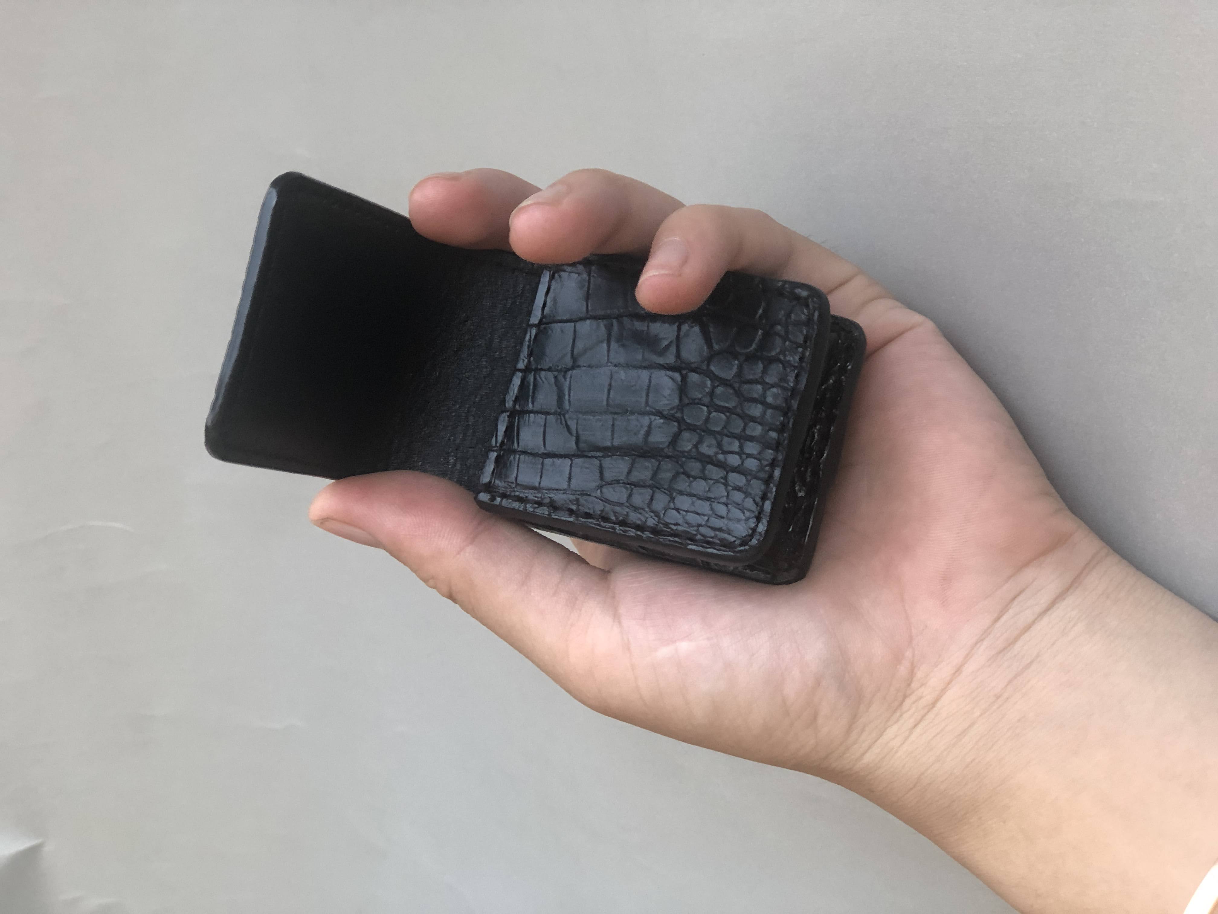 Bao Da Bật Lửa Zippo Chuyên Dụng Da Cá Sấu Chất Lượng KEIO NIPPON