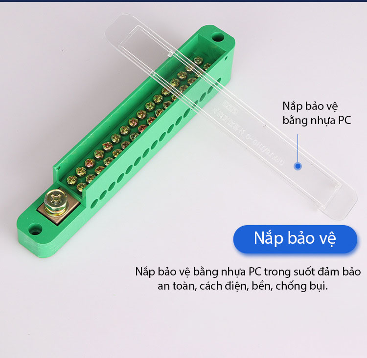 Cầu đấu chia dây điện 1 ra 16 100A FJ116