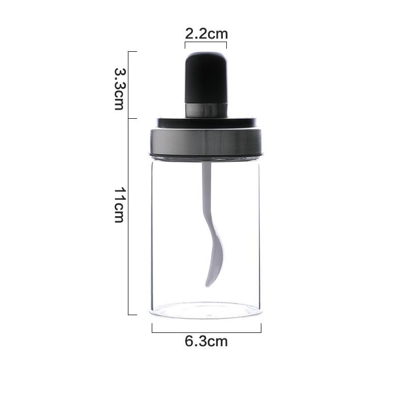Hũ Đựng Gia Vị nhà bếp Kèm Muỗng Cực Xịn