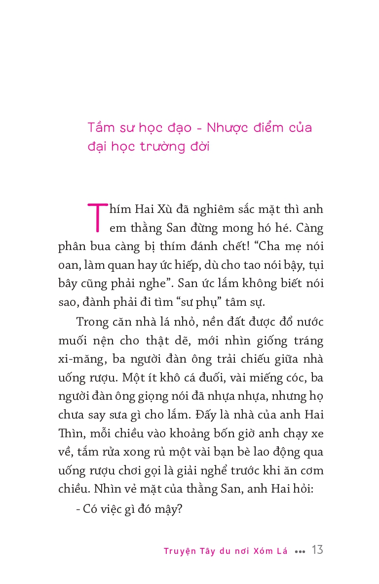 Văn học thiếu nhi. Truyện Tây du nơi Xóm Lá