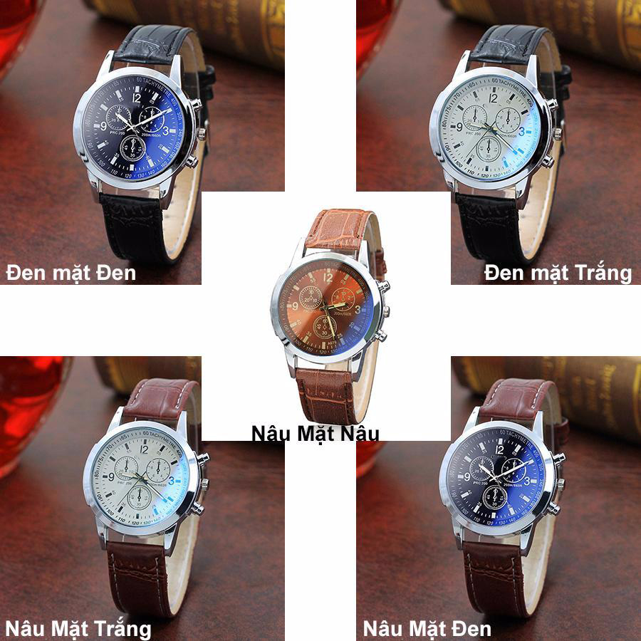 Đồng hồ dây da dành cho nam phong cách hàn quốc cực đẹp nhiều mẫu mã dễ lựa chọn DH101