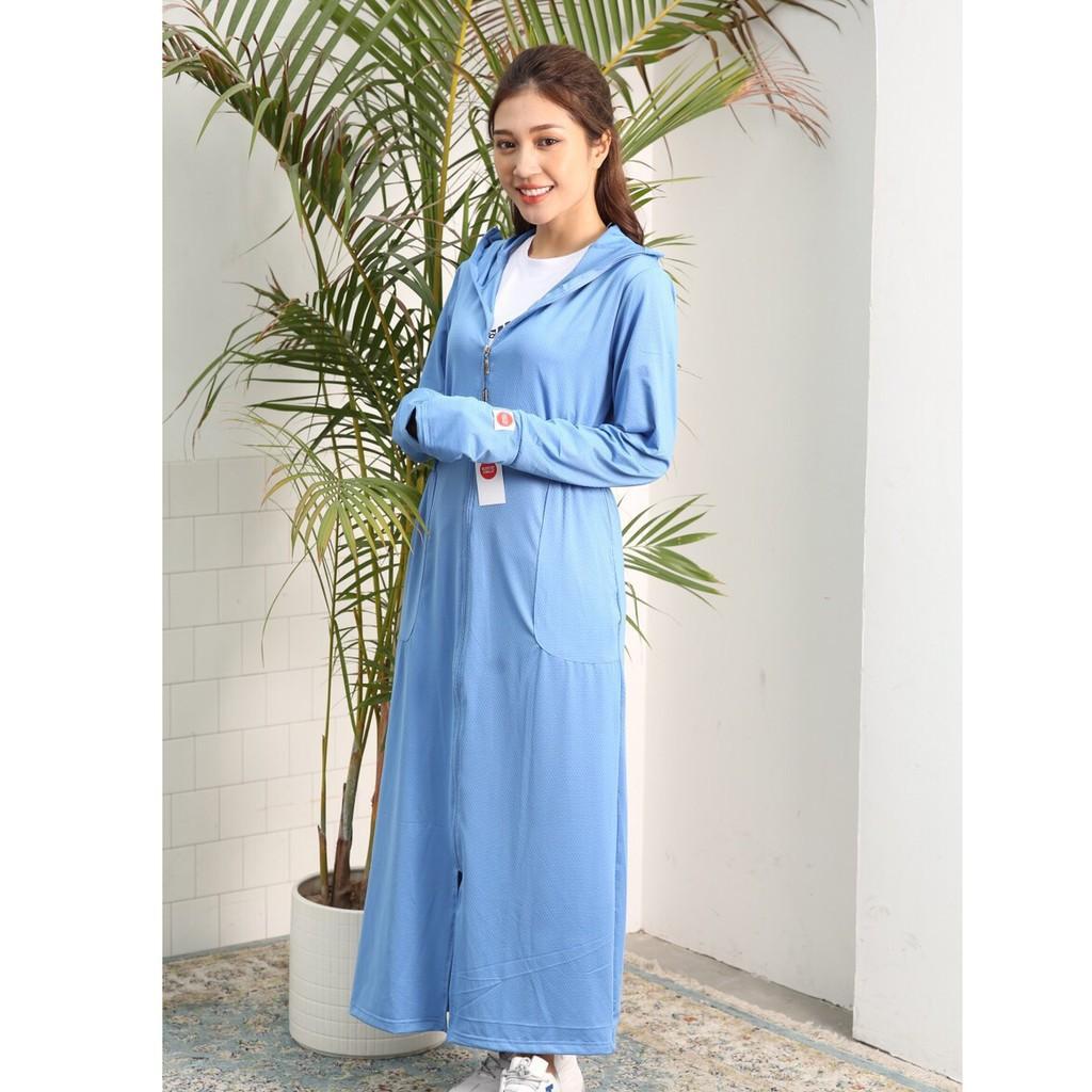 Áo chống nắng thông hơi NỮ - DÁNG DÀI, CHỐNG NẮNG TOÀN THÂN