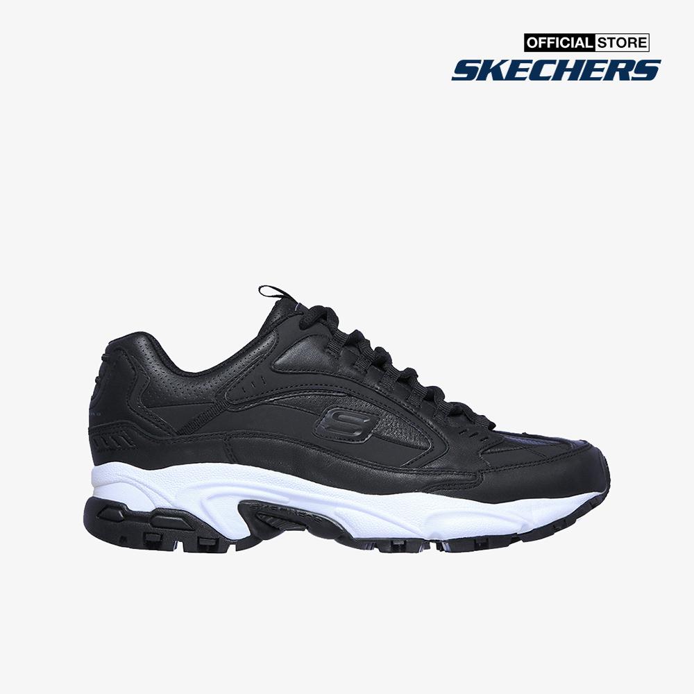 SKECHERS - Giày sneaker nam thắt dây Stamina Frilton 51917-BLK