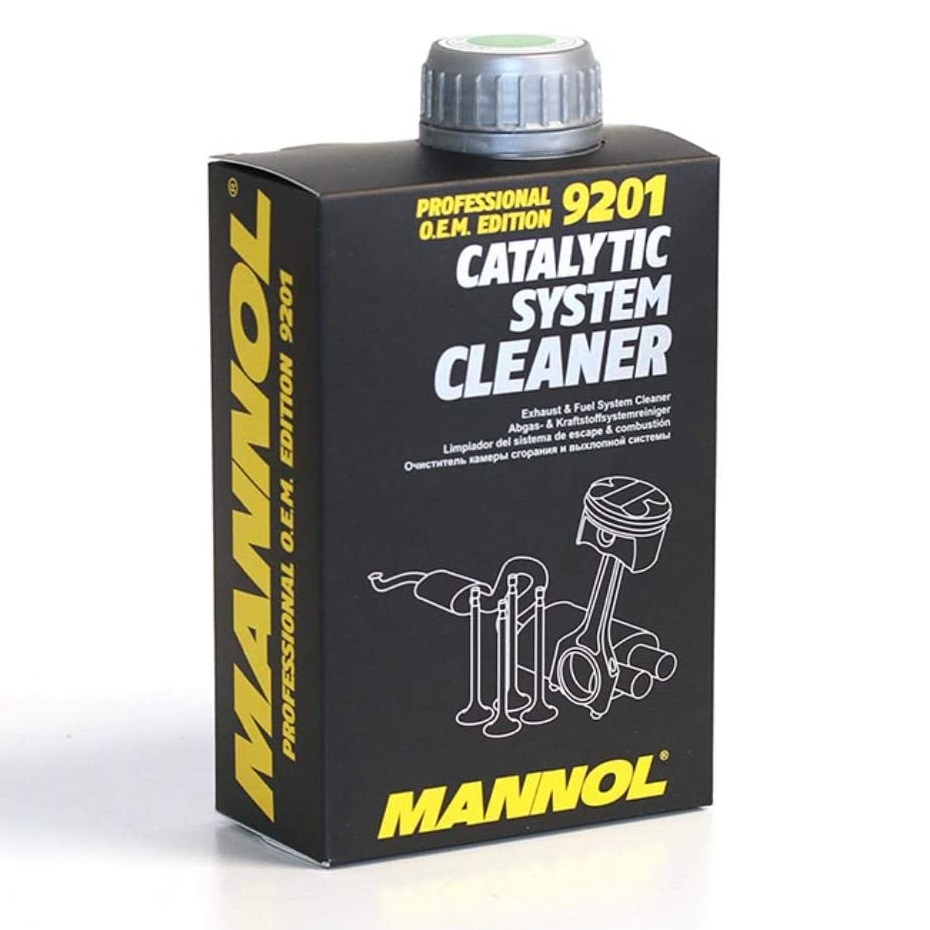 Vệ sinh bầu Catalytic, Cảm biến Oxy, Piston, Segment, Souppape MANNOL 9201 Catalytic System Cleaner 0.5 Lít